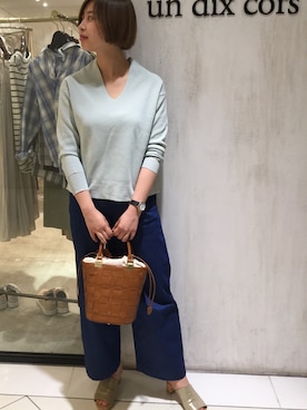 「story.（ストーリー）のアイテム」を使った、tammmさん（レディース・169cm）の春コーディネート