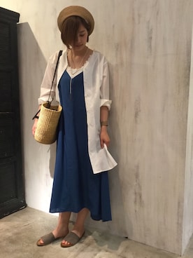 「MUUN（ムーニュ）のアイテム」を使った、tammmさん（レディース・169cm）の春コーディネート