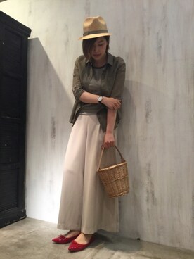 「MARC JACOBS（マークジェイコブス）のアイテム（腕時計）」を使った、tammmさん（レディース・169cm）の春コーディネート