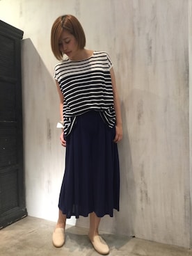 「Sono（ソーノ）のアイテム」を使った、tammmさん（レディース・169cm）の夏コーディネート