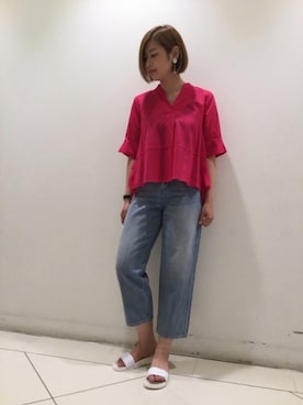 「Sono（ソーノ）のアイテム」を使った、tammmさん（レディース・169cm）の夏コーディネート