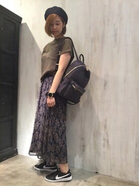 「story.（ストーリー）のアイテム」を使った、tammmさん（レディース・169cm）の夏コーディネート