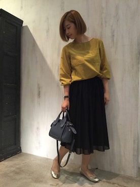 「story.（ストーリー）のアイテム」を使った、tammmさん（レディース・169cm）の夏コーディネート