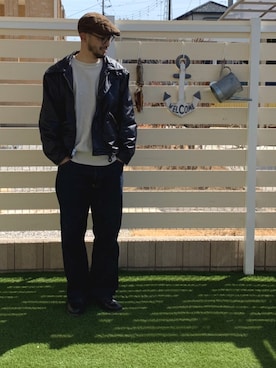 「アイテム（ブルゾン）」を使った、4484さん（メンズ・175cm・30代）の冬コーディネート