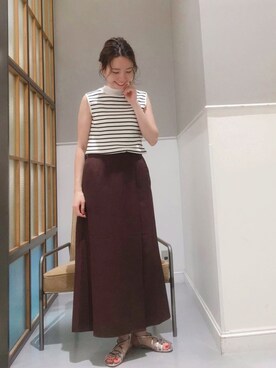 mizkさん（レディース・162cm）の夏コーディネート