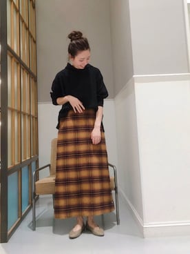 「レプシィム(LEPSIM)」｜「アイテム（パーカー）」を使った、mizkさん（レディース・162cm）の秋コーディネート