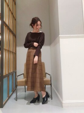 mizkさん（レディース・162cm）の秋コーディネート