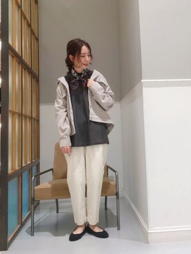 「レプシィム(LEPSIM)」｜「アイテム（デニムジャケット）」を使った、mizkさん（レディース・162cm）の秋コーディネート