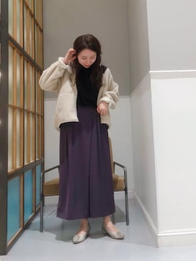 「レプシィム(LEPSIM)」｜「アイテム（ブルゾン）」を使った、mizkさん（レディース・162cm）の秋コーディネート