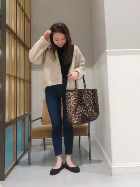 「レプシィム(LEPSIM)」｜「アイテム（ブルゾン）」を使った、mizkさん（レディース・162cm）の秋コーディネート