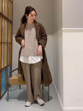 mizkさん（レディース・162cm）の冬コーディネート