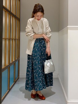 「レプシィム(LEPSIM)」｜「アイテム（ブルゾン）」を使った、mizkさん（レディース・162cm）の春コーディネート