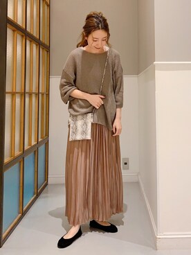 「アゼアミニット」｜mizkさん（レディース・162cm）の春コーディネート