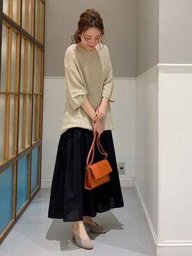 「アゼアミニット」｜mizkさん（レディース・162cm）の春コーディネート