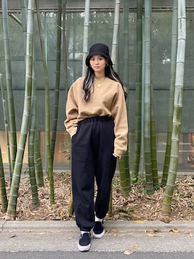 「APPLEBUM」｜「アイテム（帽子）」を使った、maayasaitoさん（レディース・165cm）の秋コーディネート