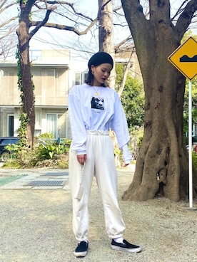 「JIL SANDER（ジルサンダー）のアイテム（財布/小物）」を使った、maayasaitoさん（レディース・165cm）の春コーディネート