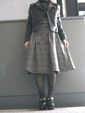 chanmeiさん（レディース・153cm）の冬コーディネート