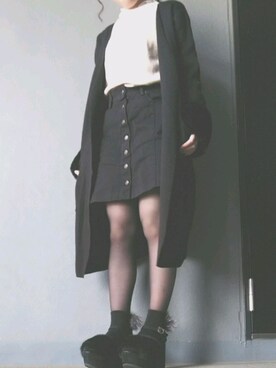 chanmeiさん（レディース・153cm）の冬コーディネート