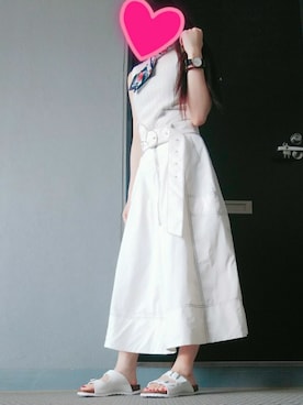 「Lee（リー）のアイテム（シューズ）」を使った、chanmeiさん（レディース・153cm）の夏コーディネート