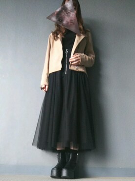 chanmeiさん（レディース・153cm）の秋コーディネート