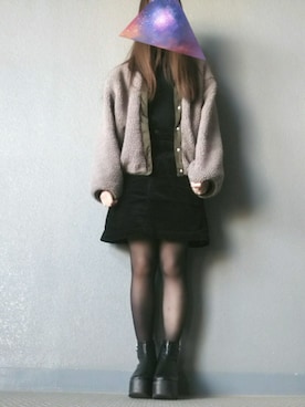 chanmeiさん（レディース・153cm）の冬コーディネート