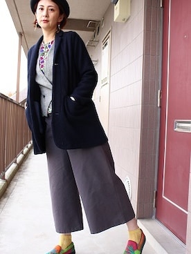 「Pal'las Palace（パラスパレス）のアイテム（その他アウター）」を使った、pealrichtonesunshineさん（レディース・166cm）の冬コーディネート