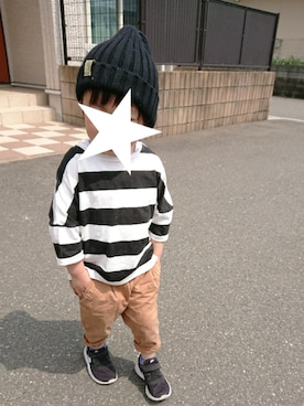 maa×kii×chiiさん（キッズ・90cm）の春コーディネート