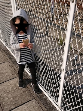 maa×kii×chiiさん（キッズ・90cm）の春コーディネート