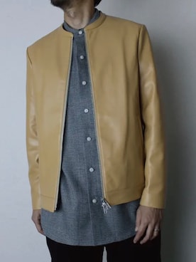 「LiSS（リス）のアイテム（ジャケット/アウター）」を使った、mitsuhiro_yamaguchiさん（メンズ・173cm）の秋コーディネート