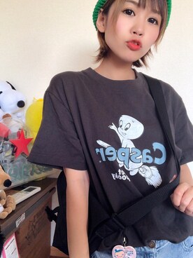 「GOOD SPEED（グッドスピード）のアイテム」を使った、がゆさん（レディース・153cm）の夏コーディネート