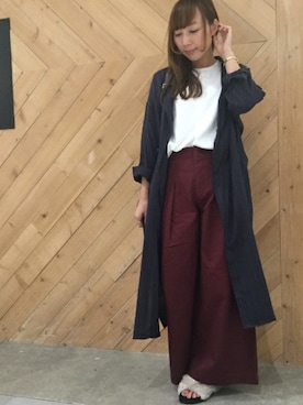 「STEPHEN（ステファン）のアイテム」を使った、JOURNAL STANDARD relume　ららぽーと海老名店さん（レディース・160cm）の秋コーディネート
