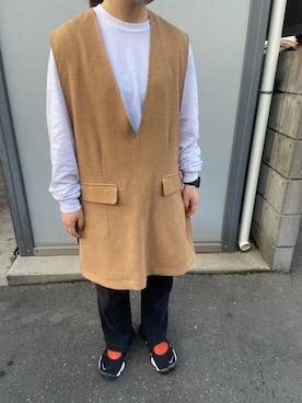 「patagonia（パタゴニア）のアイテム（Tシャツ/カットソー）」を使った、メイさん（レディース・151cm）の春コーディネート