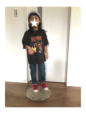 yuna★soraさん（キッズ・110cm）の秋コーディネート