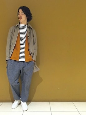 「Journal Standard TRISECT（トライセクト）のアイテム（ジャケット/アウター）」を使った、YUKIさん（メンズ・176cm）の冬コーディネート