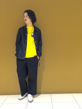 「JOURNAL STANDARD（ジャーナルスタンダード）のアイテム（ブルゾン）」を使った、YUKIさん（メンズ・176cm）の春コーディネート