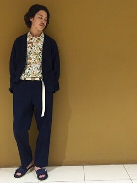 「Journal Standard TRISECT（トライセクト）のアイテム（ジャケット/アウター）」を使った、YUKIさん（メンズ・176cm）の春コーディネート