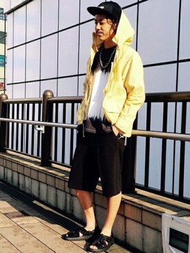 「Journal Standard TRISECT（トライセクト）のアイテム（トップス）」を使った、YUKIさん（メンズ・176cm）の春コーディネート