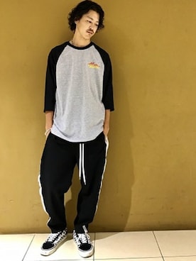 「Journal Standard TRISECT（トライセクト）のアイテム（パンツ）」を使った、YUKIさん（メンズ・176cm）の秋コーディネート