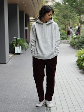 「JOURNAL STANDARD（ジャーナルスタンダード）のアイテム（その他パンツ）」を使った、YUKIさん（メンズ・176cm）の秋コーディネート