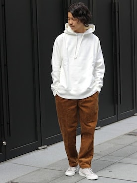 「フードパーカー」｜YUKIさん（メンズ・176cm）の秋コーディネート