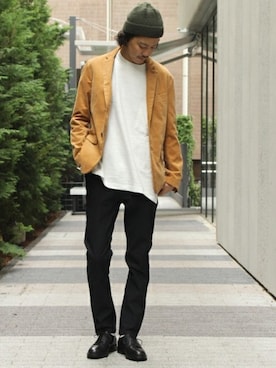 POPEYE掲載】ストレッチコーデュロイジャケット#を使った人気 
