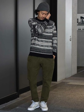 「リーボック(Reebok)」｜YUKIさん（メンズ・176cm）の秋コーディネート