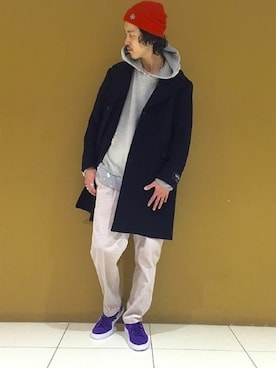 「Journal Standard TRISECT（トライセクト）のアイテム（トップス）」を使った、YUKIさん（メンズ・176cm）の冬コーディネート