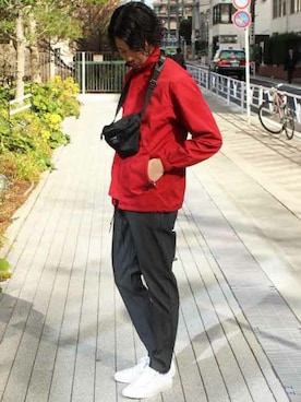 「2018ss」｜「アイテム（ブルゾン）」を使った、YUKIさん（メンズ・176cm）の冬コーディネート