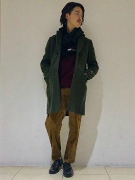「INFIELDER DESIGN（インフィールダーデザイン）のアイテム」を使った、YUKIさん（メンズ・176cm）の冬コーディネート