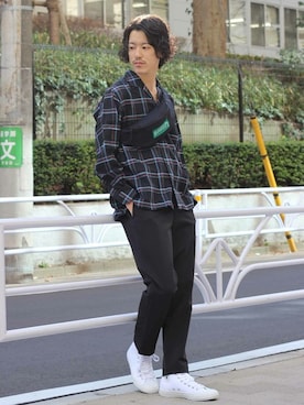 「hawaii」｜YUKIさん（メンズ・176cm）の冬コーディネート