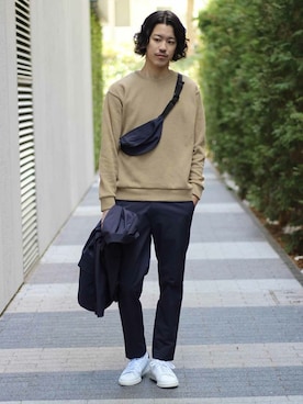 「スタンスミス」｜YUKIさん（メンズ・176cm）の冬コーディネート