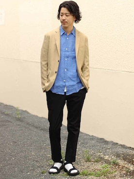 YUKIさん（メンズ・176cm）の春コーディネート