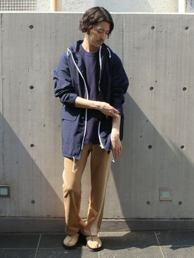 「orcival」｜「アイテム（その他アウター）」を使った、YUKIさん（メンズ・176cm）の春コーディネート