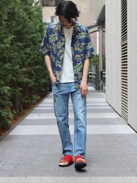 「reyn spooner（レインスプーナー）のアイテム」を使った、YUKIさん（メンズ・176cm）の春コーディネート